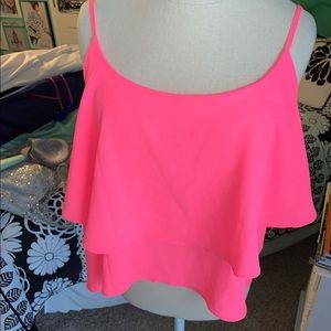 hot pink top